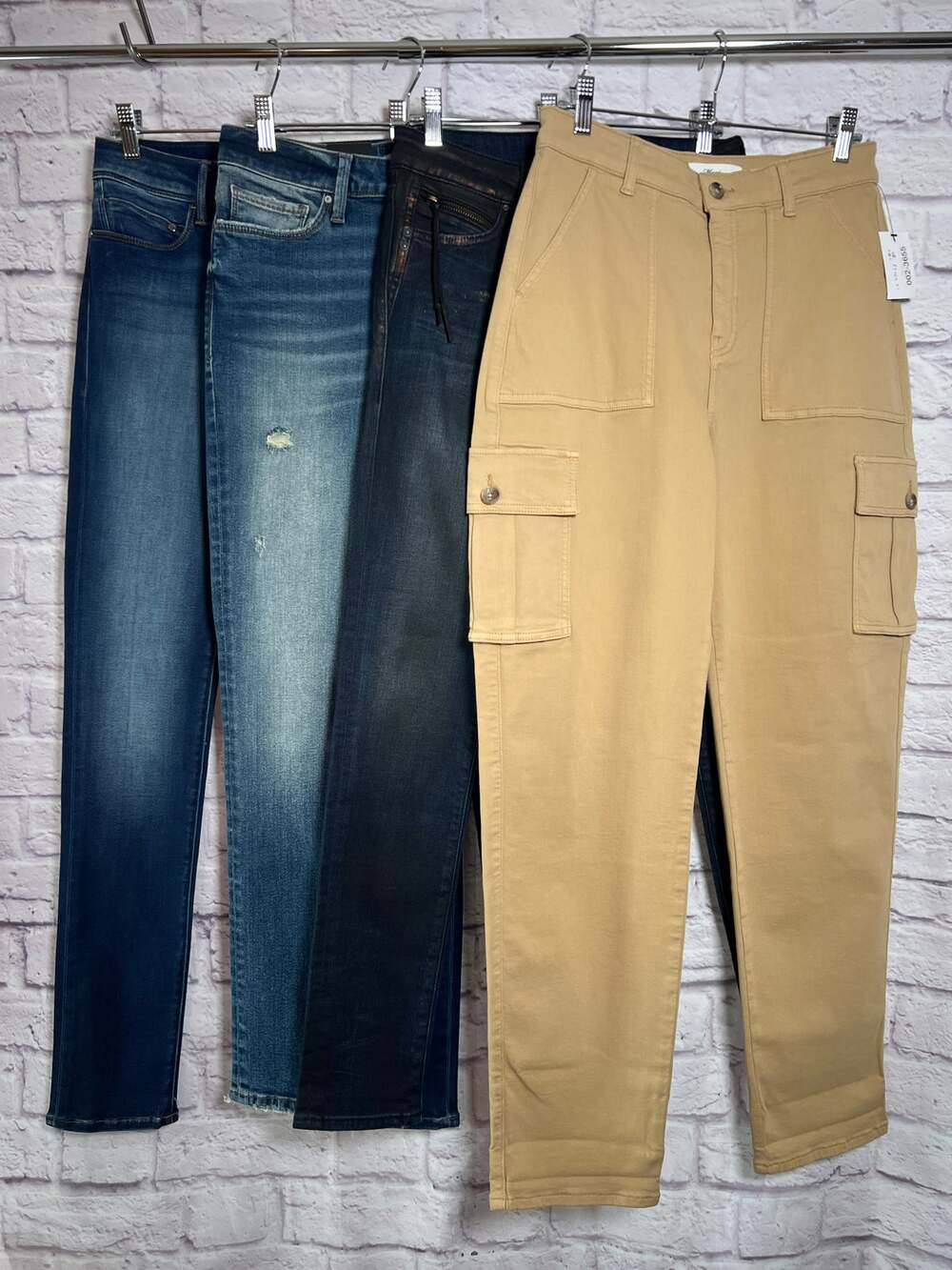 NWT Mavi Women's Jeans Lot of 4 SIZE 27 Skinny Cargo Boyfriend Denim Bundle